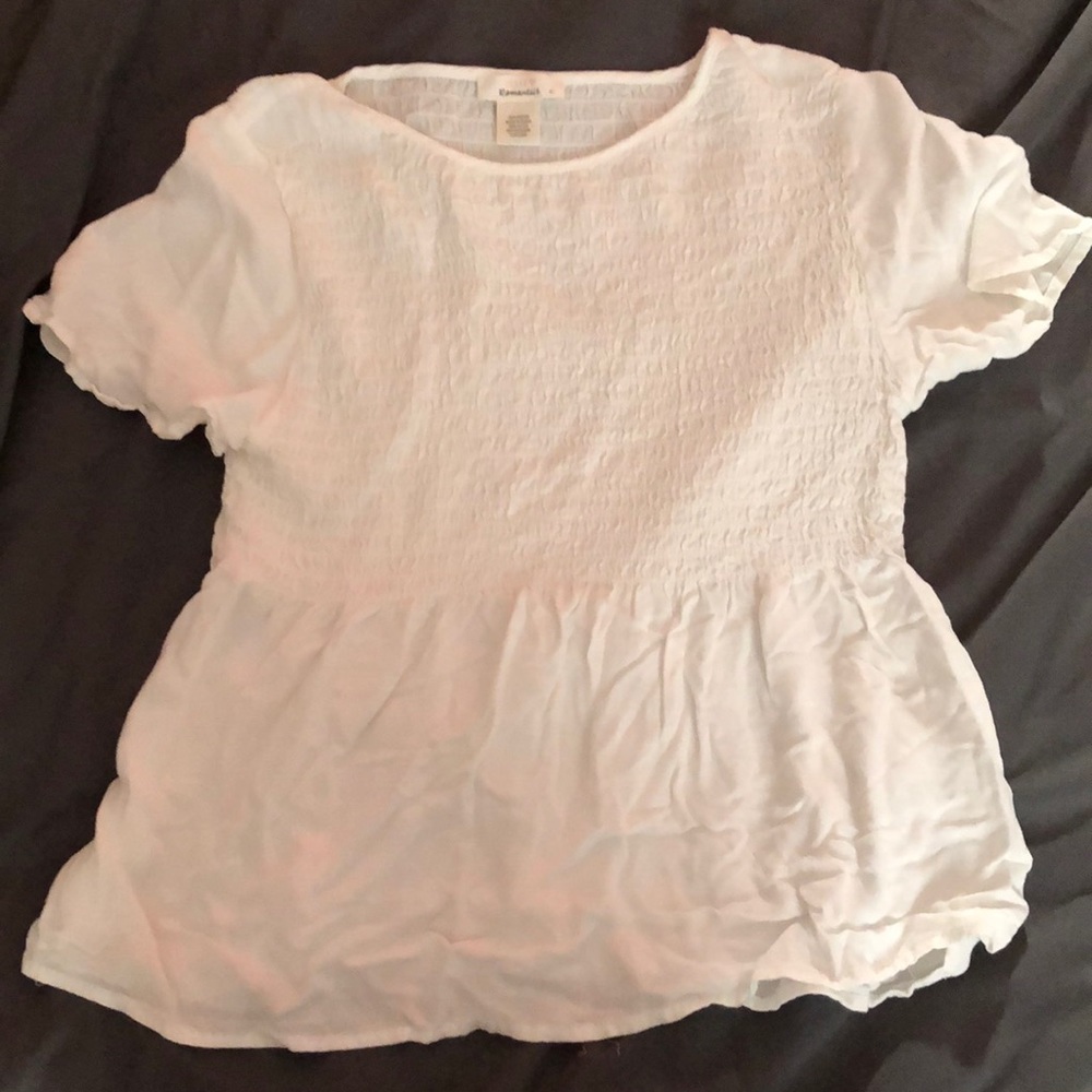 White Urban babydoll top